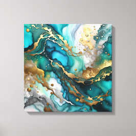 Färgfull Abstrakt Canvastryck