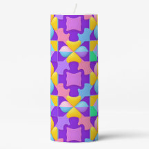 Färgfull Abstrakt Geometric Mönster