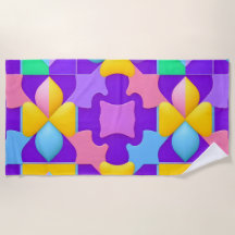 Färgfull Abstrakt Geometric Mönster