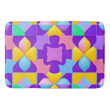 Färgfull Abstrakt Geometric Mönster