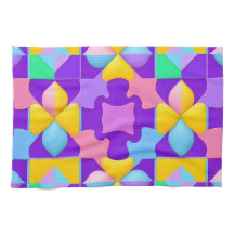 Färgfull Abstrakt Geometric Mönster