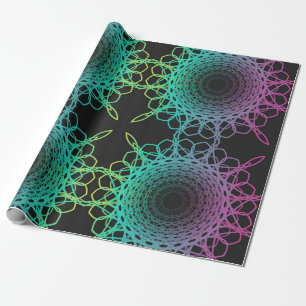 Färgfull abstrakt geometrisk snöre sömlös mönster  presentpapper