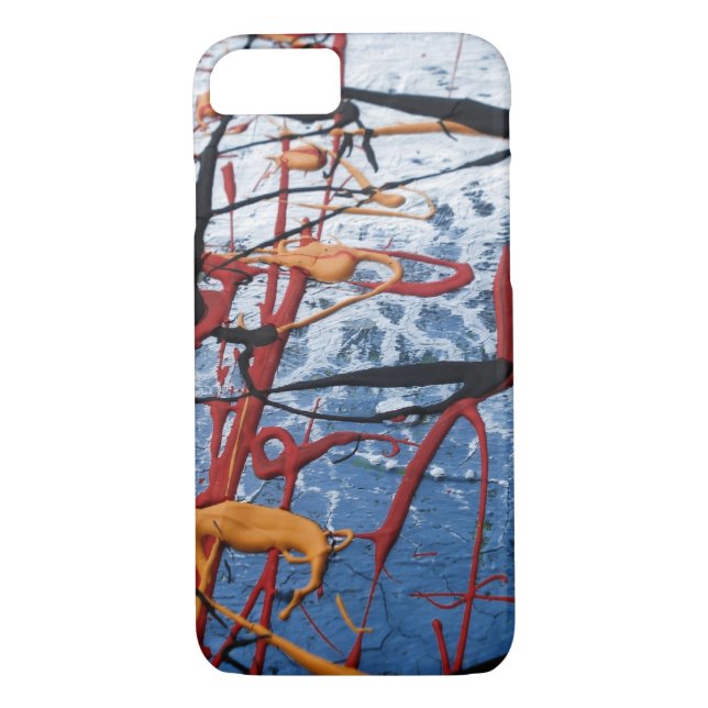 Färgfull Abstrakt iPhone 7 Fodral Case-Mate iPhone Skal (Baksida)