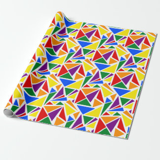 Färgfull Abstrakt Klassisk HBT-Flagga för regummer Presentpapper