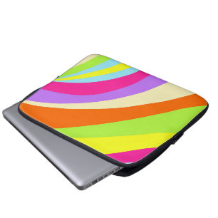 Färgfull abstrakt laptop fodral