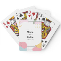 Färgfull Abstrakt Memphis Bröllop