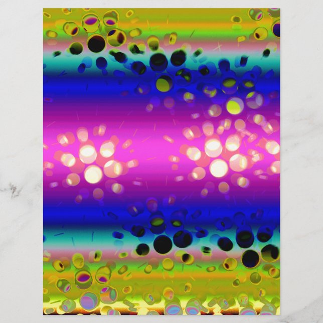 Färgfull Abstrakt Mönster (Framsida)