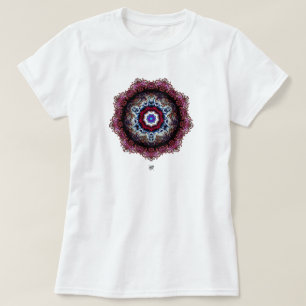 Färgfull abstrakt mönster (främmande öga) t shirt