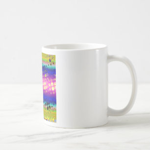Färgfull Abstrakt Mönster Kaffemugg