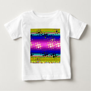 Färgfull Abstrakt Mönster Tee Shirt
