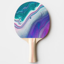 Färgfull Abstrakt Pingisracket