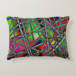 Färgfull Abstrakt Prydnadskudde