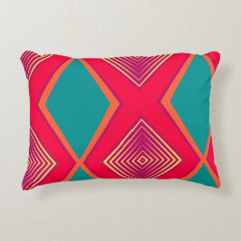 Färgfull Abstrakt Prydnadskudde