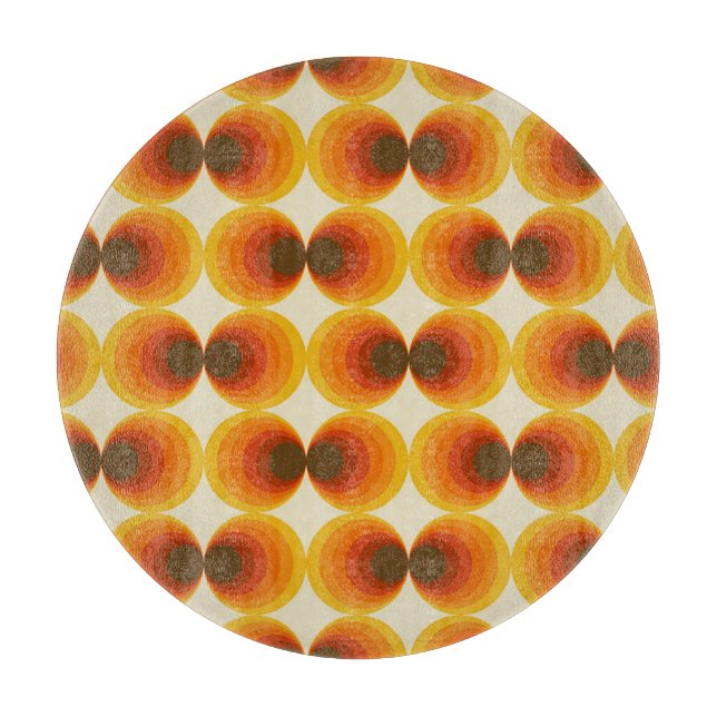 Färgfull Abstrakt Retro Geometric Mönster (Framsidan)