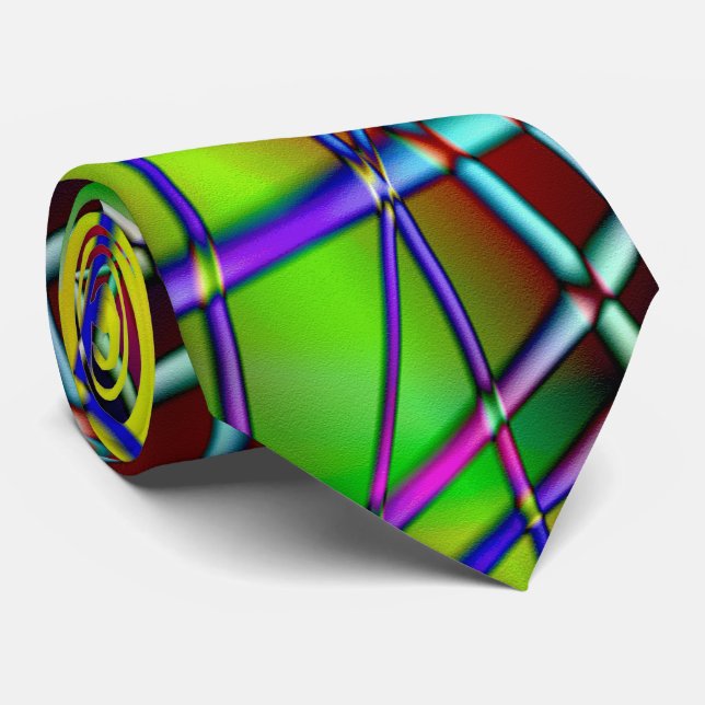 Färgfull Abstrakt Slips (Rullad)