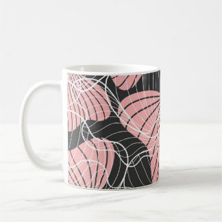 Färgfull abstrakt, sömlös konstnärlig mönster. kaffemugg