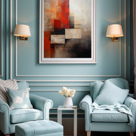 🎨 Färgfull Abstrakt Stärk Ord ✨ Poster