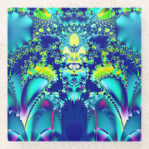 Färgfull Abstrakt Symmetrisk ftal konst