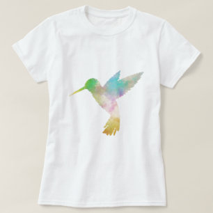 Färgfull Abstrakt Woodpecker T Shirt