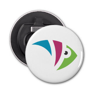 Färgfull akvariefisk illustration flasköppnare