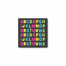 Färgfull alfabet Back to school