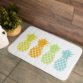 Färgfull ananas badrumsmatta