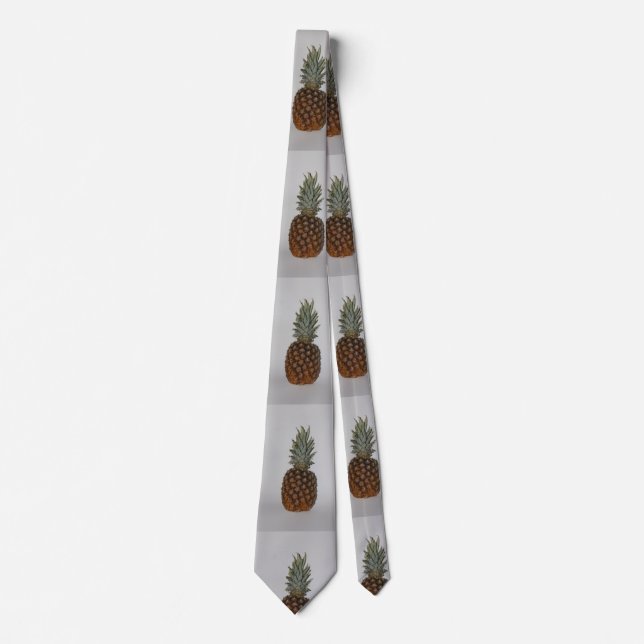 Färgfull ananas Closeup TIE Slips (Framsida)