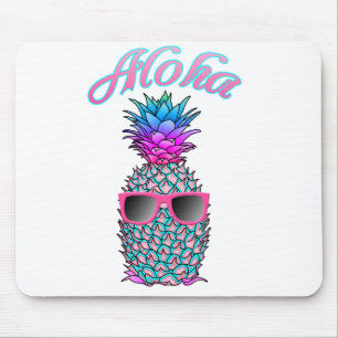 Färgfull ananas Hawaiian Aloha Musmatta