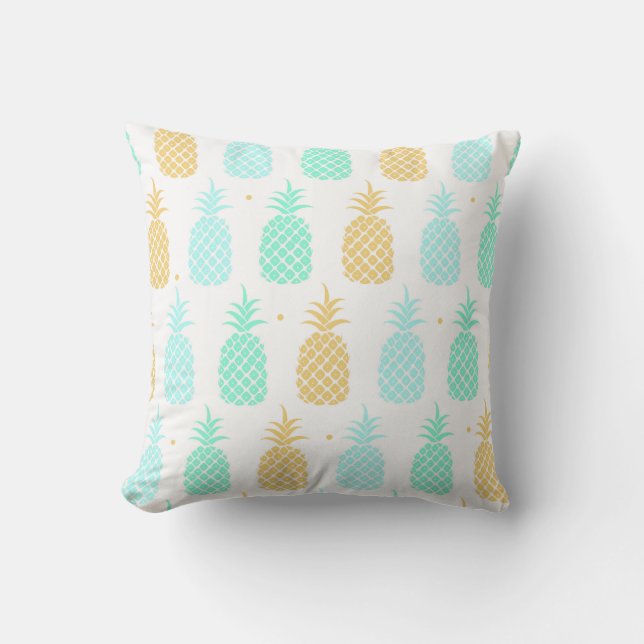 Färgfull ananas Mönster Dekorativ kudde (Framsida)