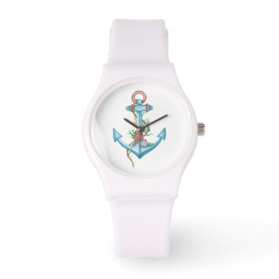 Färgfull anchor Nautical Watch Armbandsur