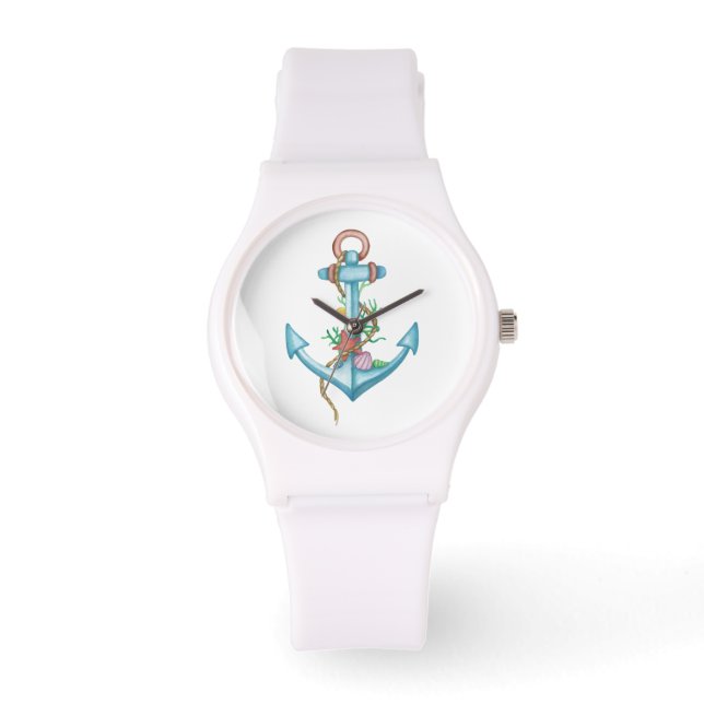 Färgfull anchor Nautical Watch Armbandsur (Framsida)