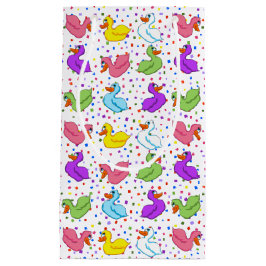 Färgfull Anka Gift-tagg