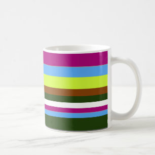 Färgfull anpassad designer Rand Kaffemugg