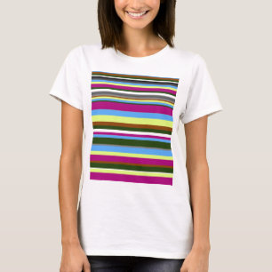 Färgfull anpassad designer Rand T-shirt