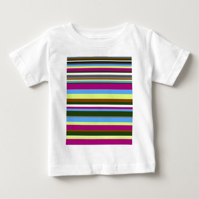 Färgfull anpassad designer Rand Tee Shirt (Framsida)