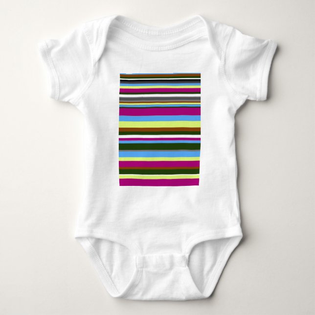 Färgfull anpassad designer Rand Tee Shirt (Framsida)