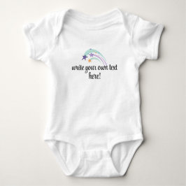 Färgfull Anpassade Baby Baby Bodykostym T Shirt