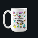 Färgfull arbetsbehandling kaffemugg<br><div class="desc">Tittar du perfekten till din favoritskola eller klinik OT? Titta inte längre! Anpassadet med barnbehandling i mugg kommer säkert att ge ansikte ett leende. Visa er uppskattning med en tänkbar och praktisk gåva som de kommer att ge kärlek!</div>