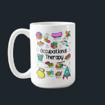 Färgfull arbetsbehandling kaffemugg<br><div class="desc">Tittar du perfekten till din favoritskola eller klinik OT? Titta inte längre! Anpassadet med barnbehandling i mugg kommer säkert att ge ansikte ett leende. Visa er uppskattning med en tänkbar och praktisk gåva som de kommer att ge kärlek!</div>