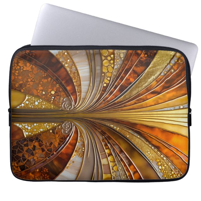 Färgfull Art Deco bärbar dator Fodral (Framsidan)