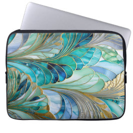 Färgfull Art Deco bärbar dator Fodral