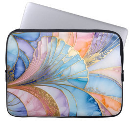 Färgfull Art Deco bärbar dator Fodral