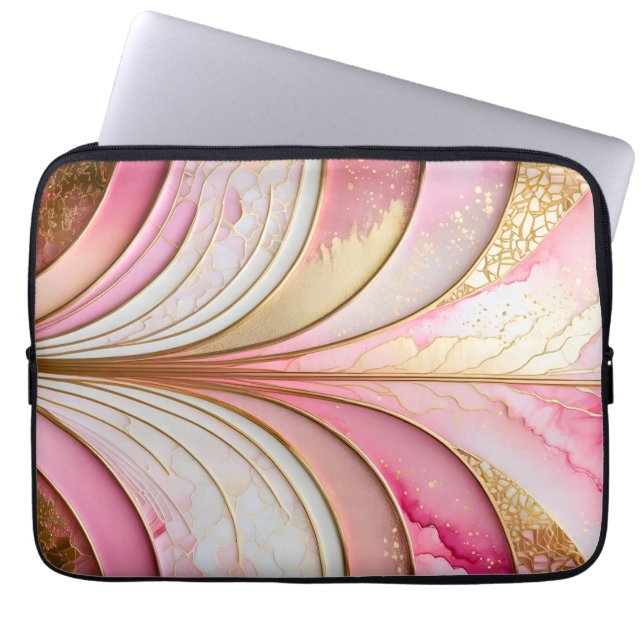 Färgfull Art Deco bärbar dator Fodral (Framsidan)