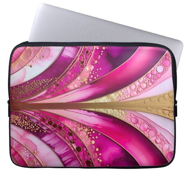 Färgfull Art Deco bärbar dator Fodral (Framsidan)