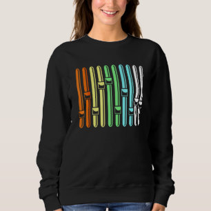 Färgfull Audio Ingenjör Ljud Vu Meter T Shirt