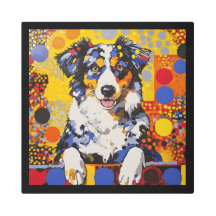 Färgfull Aussie Pop Art