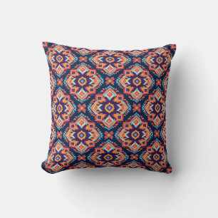 Färgfull aztec Geometric Mönster Kudde