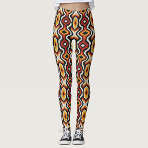 Färgfull Aztec Mönster Leggings