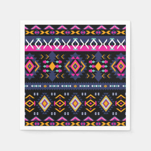 Färgfull aztec pappersservett