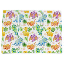 Färgfull Baby Dinosaur